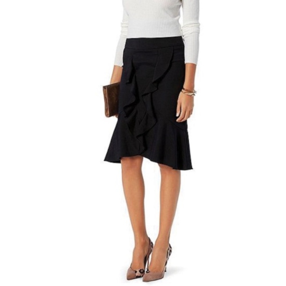 🔸NWOT🔸Marissa Webb Bonnie Ruffle Skirt in Navy